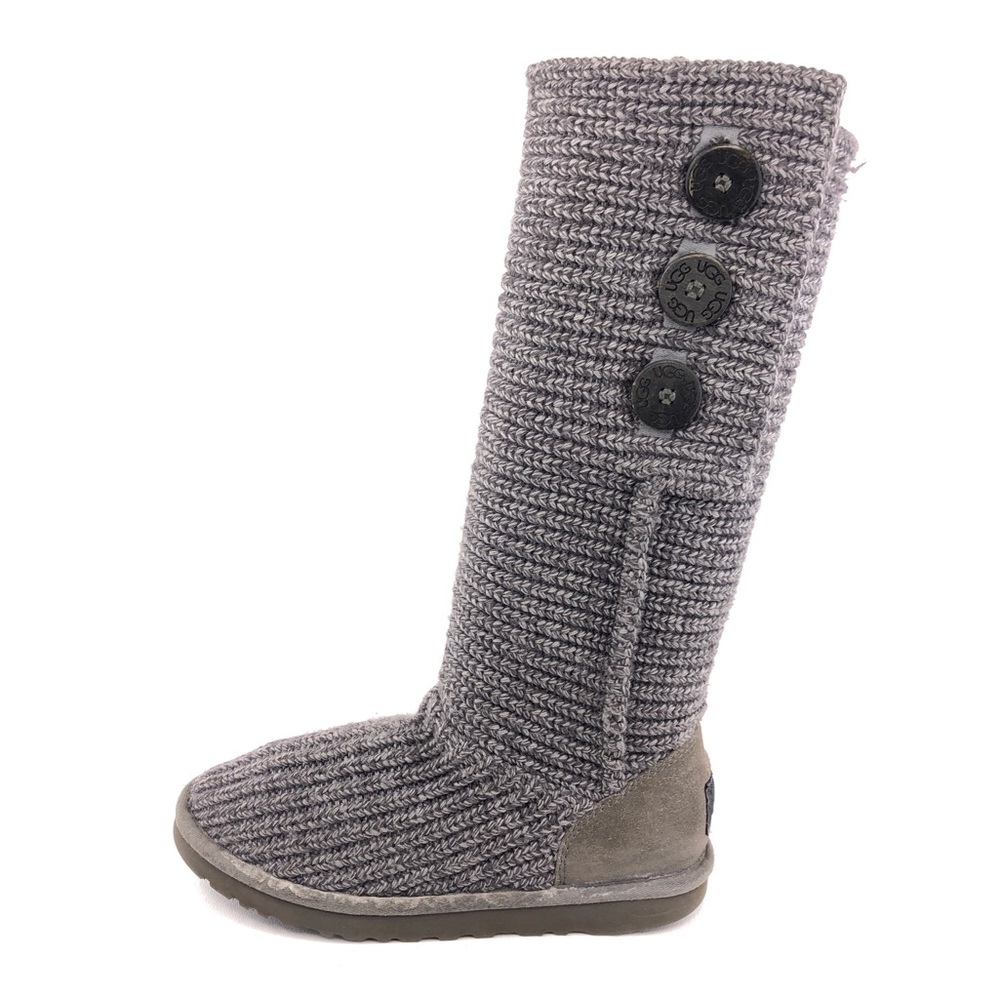 UGG Classic Cardy Tall Knit Winter Boots 8